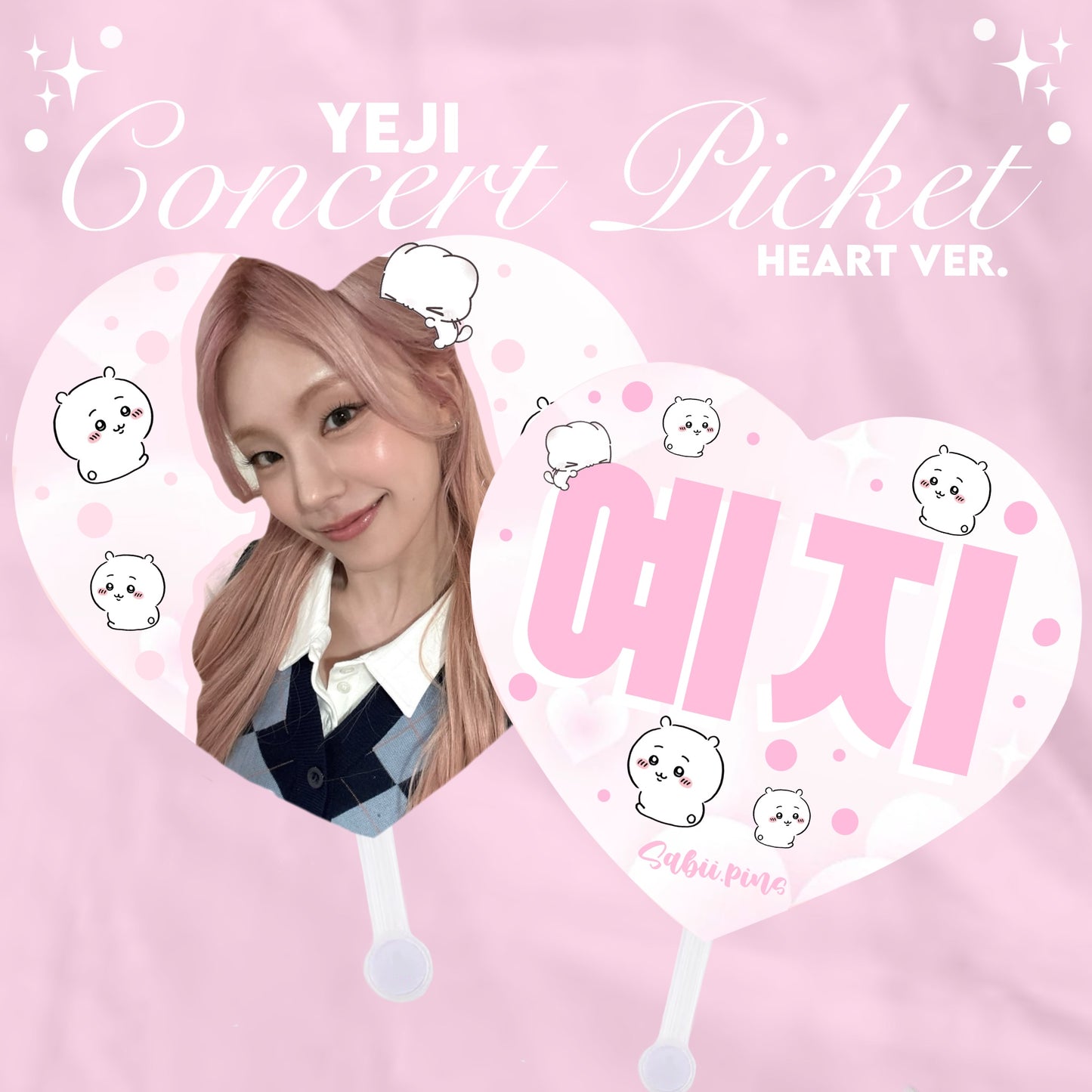 PREORDER - ITZY concert heart pickets