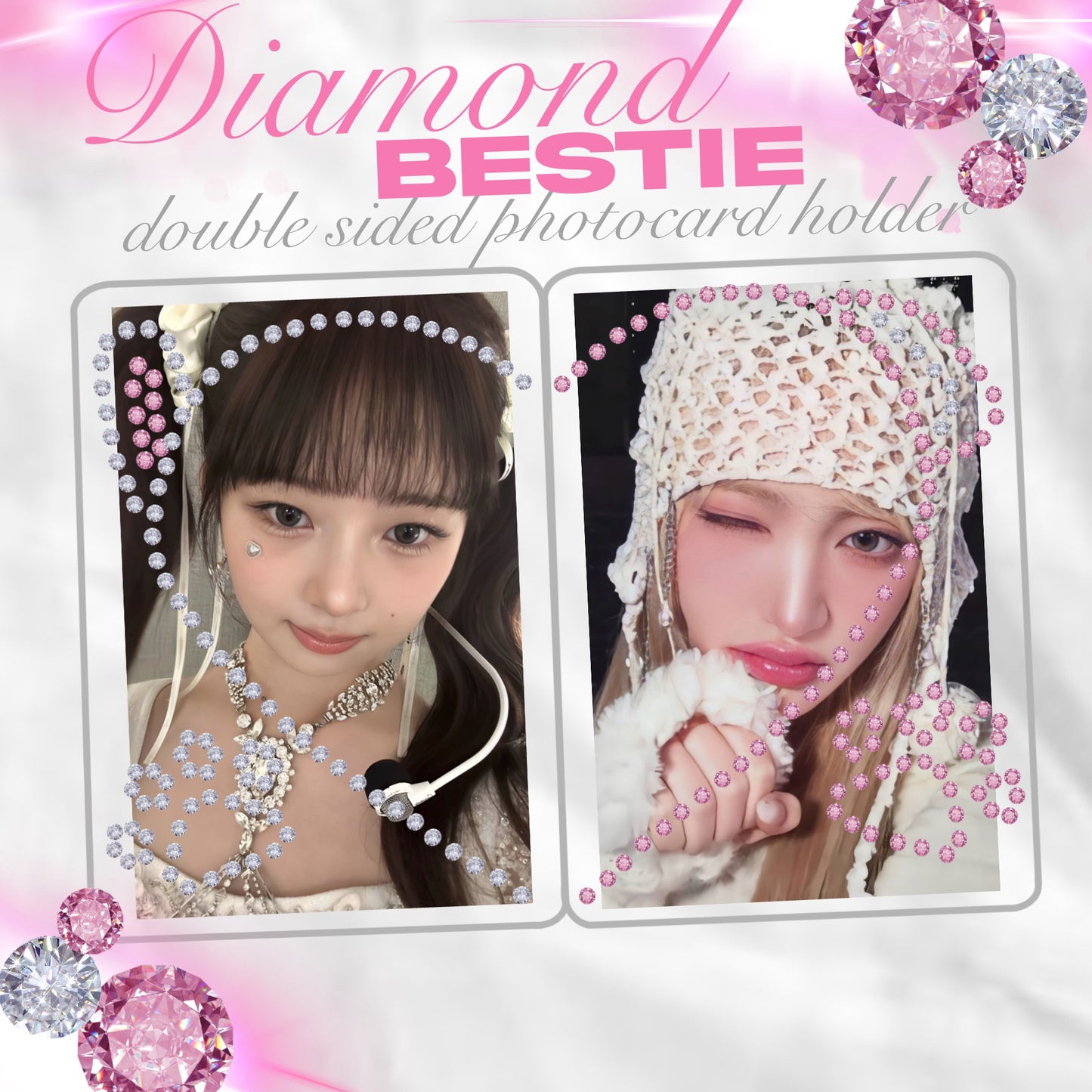 DIAMOND BESTIE acrylic photocard holder