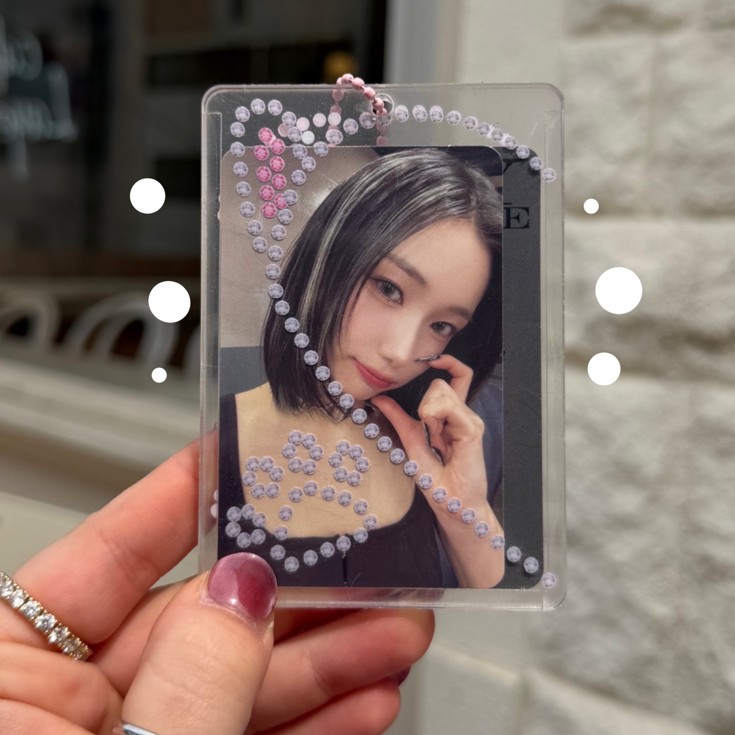 DIAMOND BESTIE acrylic photocard holder