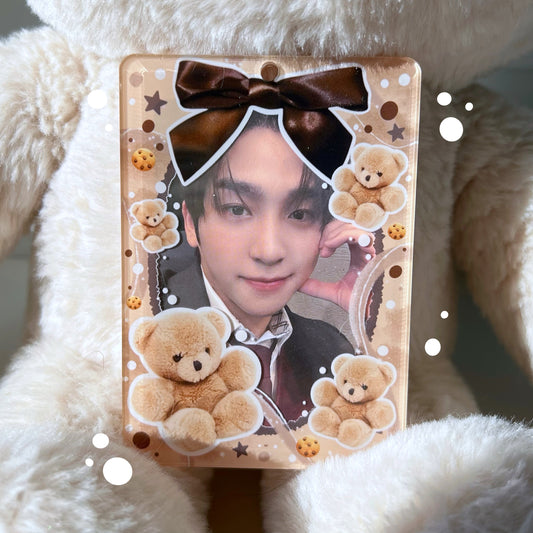 BEAR acrylic photocard holder
