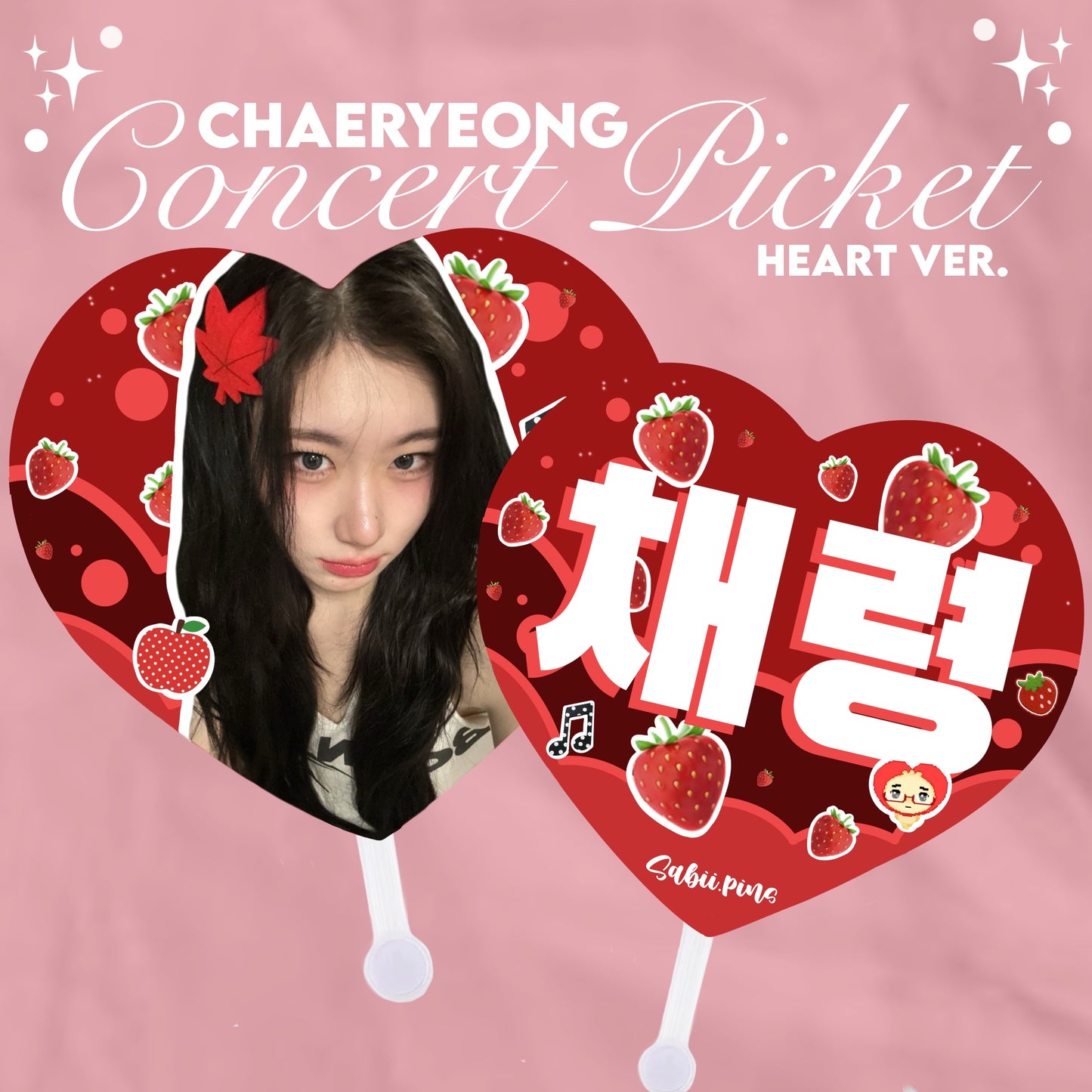 PREORDER - ITZY concert heart pickets