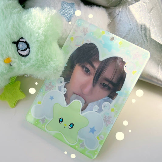 WISH acrylic photocard holder