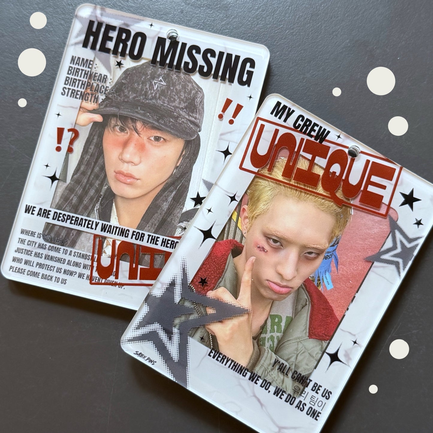 UNIQUE acrylic photocard holder