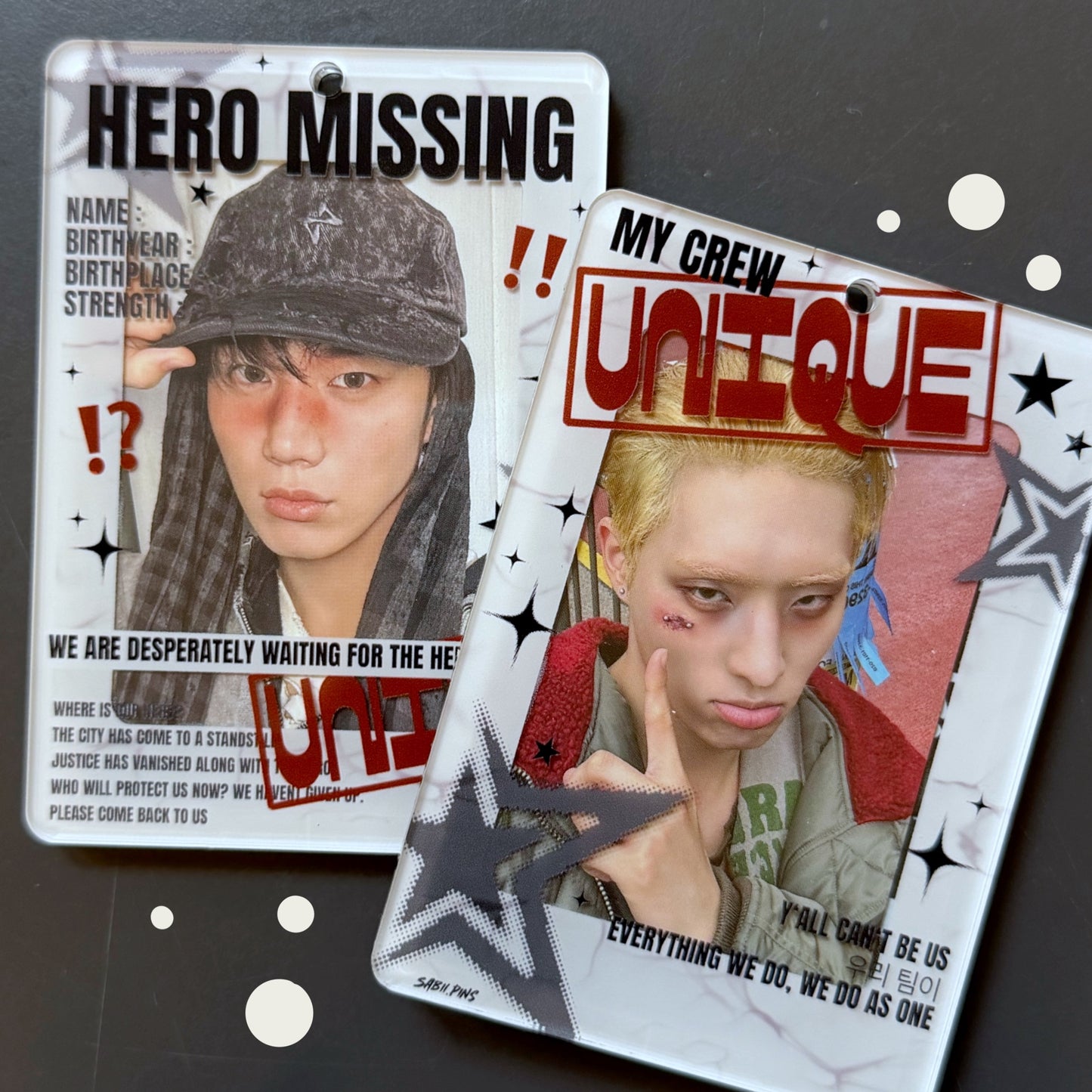 UNIQUE acrylic photocard holder