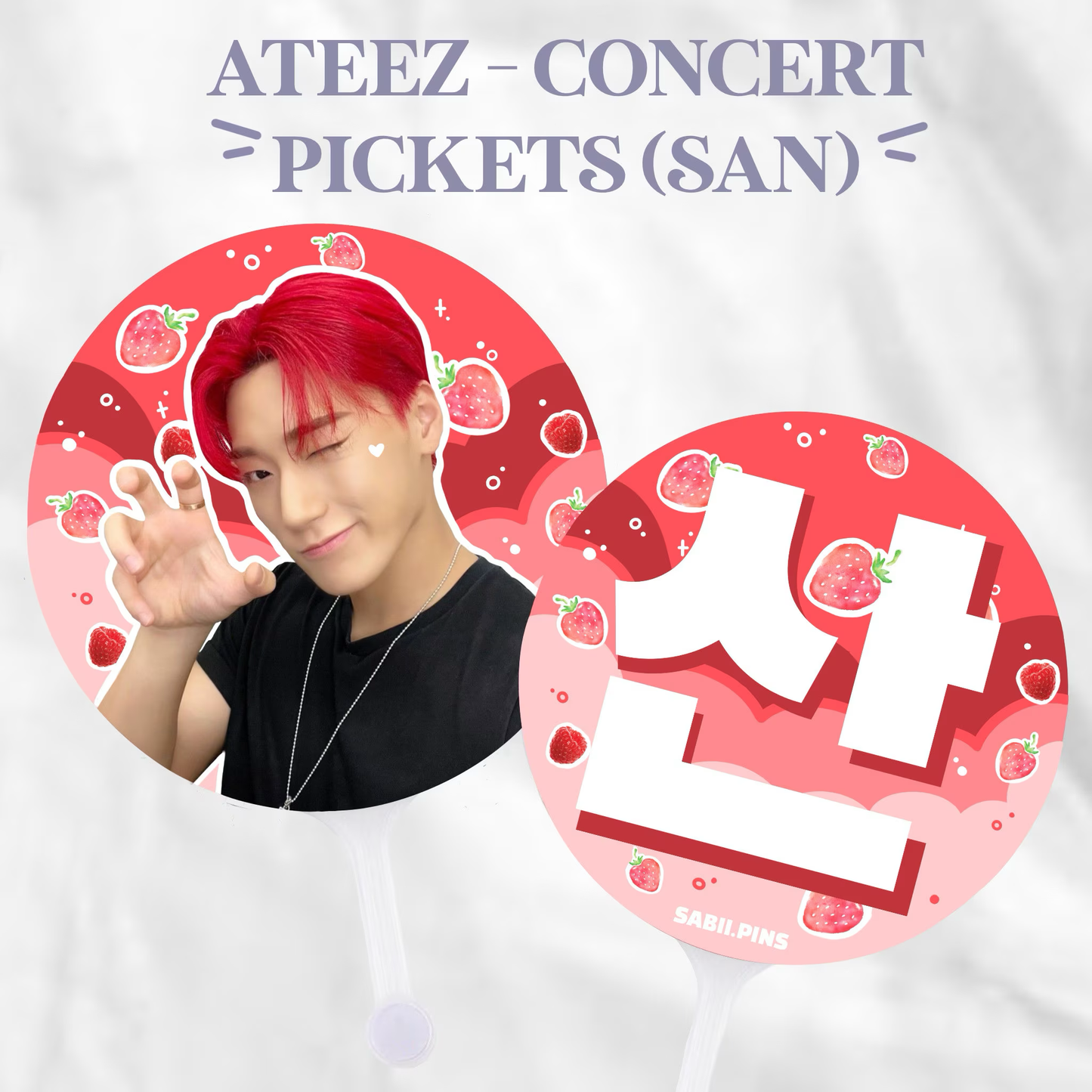 ATEEZ concert pickets